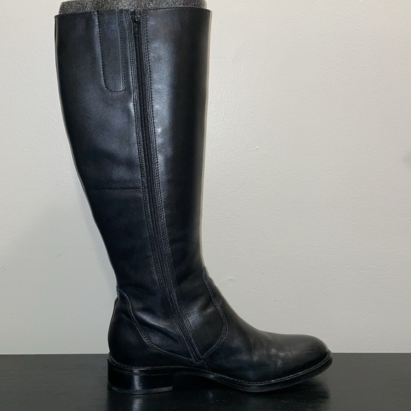 ECCO Hobart Tall Leather 3 Buckle Riding Boots.  Size 8.5. - Picture 9 of 14
